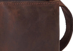 LEATHER MENS FANNY PACK MENS WAIST BAG HIP PACK BELT BAG FOR MEN