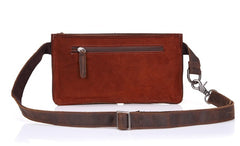 LEATHER MENS FANNY PACK MENS WAIST BAG HIP PACK BELT BAG FOR MEN
