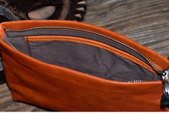 LEATHER MENS Wristlet Wallet Zipper Clutch FOR MEN