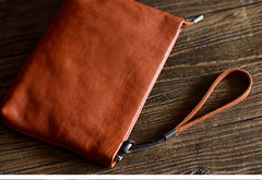 LEATHER MENS Wristlet Wallet Zipper Clutch FOR MEN