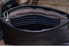 LEATHER MENS Wristlet Wallet Zipper Clutch FOR MEN