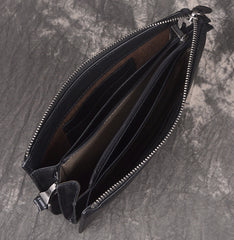 LEATHER MENS Wristlet Wallet Zipper Clutch FOR MEN