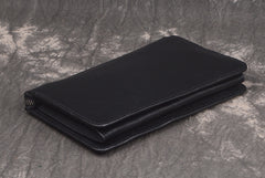 LEATHER MENS Wristlet Wallet Zipper Clutch FOR MEN