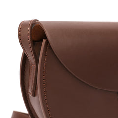 LEATHER Saddle WOMEN SHOULDER BAG Puse Crossbody Bag FOR WOMEN