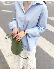 LEATHER WOMEN Bucket Purse Handbag SHOULDER BAG FOR WOMEN
