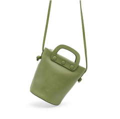 LEATHER WOMEN Bucket Purse Handbag SHOULDER BAG FOR WOMEN
