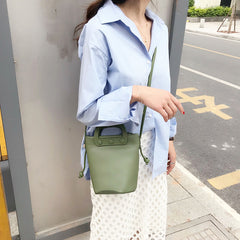 LEATHER WOMEN Bucket Purse Handbag SHOULDER BAG FOR WOMEN