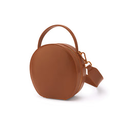 LEATHER WOMEN Circle Handbag Purse SHOULDER BAG Purse FOR WOMEN