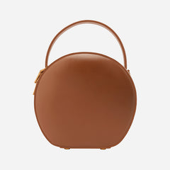 LEATHER WOMEN Circle Handbag Purse SHOULDER BAG Purse FOR WOMEN