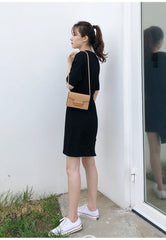 LEATHER WOMEN Small Chain SHOULDER BAG FOR WOMEN