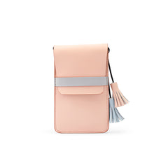 LEATHER WOMEN Small Phone SHOULDER BAG FOR WOMEN With Tassels