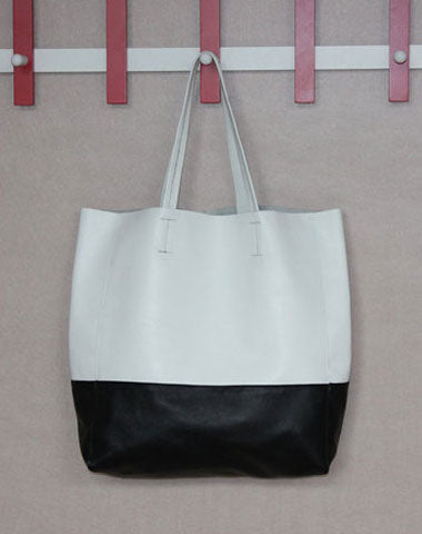 Genuine Leather Bag Handmade Assorted Colors Tote Bag Shoulder Bag Handbag For Women - EverHandmade
