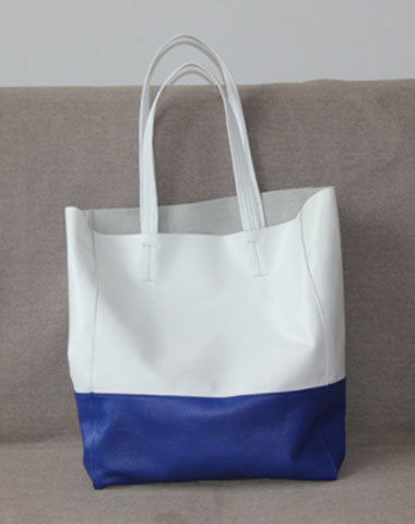 Fashion Leather Bag Handmade Assorted Colors Tote Bag Shoulder Bag Handbag For Women - EverHandmade