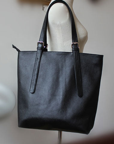 Handmade Vintage Leather Oversize Tote Bag Shoulder Bag Handbag For Women - EverHandmade