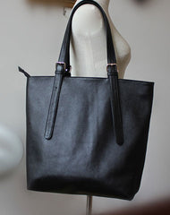 Handmade Vintage Leather Oversize Tote Bag Shoulder Bag Handbag For Women - EverHandmade