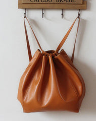 Genuine Leather Backpack Bag Tote Bag Shoulder Bag Handbag Purse For Women - EverHandmade