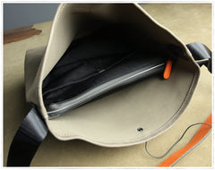 Large Womens Orange Leather Shoulder Barrel Tote Bag Bucket Tote Handbag Purse Work Bag for Ladies