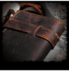 Leather Mens Bifold Long Biker Wallets Biker Chain Wallet Long Trucker Wallet for Men