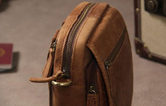 Leather Belt Pouch Mens Small Cases Waist Bag Hip Pack Fanny Pack for Men