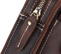 Vintage Mens Leather Belt Pouch Small Belt Cases Small Hip Pouch Waist Bag for Men