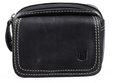 Leather Belt Pouch Mens Small Waist Cases Waist Bag for Men