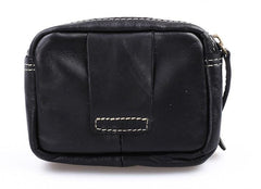 Leather Belt Pouch Mens Small Waist Cases Waist Bag for Men