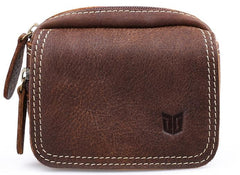 Leather Belt Pouch Mens Small Waist Cases Waist Bag for Men