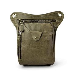 Leather Belt Pouch for Men Leg Drop Bags waist BAGs Shoulder Bag For Men