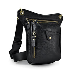 Leather Belt Pouch for Men Leg Drop Bags waist BAGs Shoulder Bag For Men
