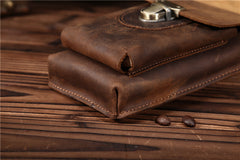 Cool Leather Belt Pouch for Men Waist Bag BELT BAGs For Men