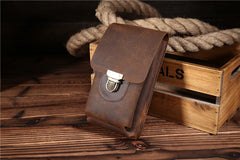 Cool Leather Belt Pouch for Men Waist Bag BELT BAGs For Men