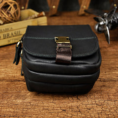 Vintage Leather Cigarette Case Belt Pouch for Men Waist Bags BELT BAG For Men