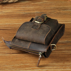 Leather Belt Pouch for Men Waist Bag Cell Phone Holsters BELT BAG Shoulder Bag For Men