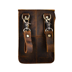 Leather Belt Pouch for Men Waist Bag Cell Phone Holster BELT BAG Shoulder Bag For Men