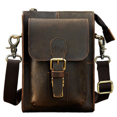 Leather Belt Pouch for Men Waist Bag Cell Phone Holsters BELT BAG Shoulder Bag For Men