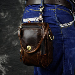 Leather Cell Phone Holster Belt Pouch for Men Waist Bags BELT BAG Shoulder Bag For Men