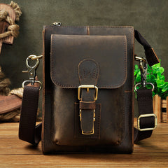 Leather Belt Pouch for Men Waist Bag Cell Phone Holsters BELT BAG Shoulder Bag For Men