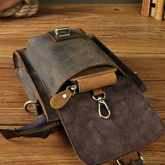 Leather Belt Pouch for Men Waist Bag Cell Phone Holsters BELT BAG Shoulder Bag For Men