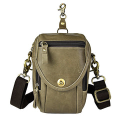 Leather Cell Phone Holster Belt Pouch for Men Waist Bags BELT BAG Shoulder Bag For Men