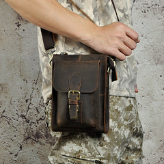 Leather Belt Pouch for Men Waist Bag Cell Phone Holsters BELT BAG Shoulder Bag For Men