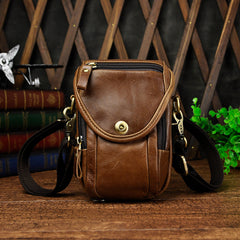 Leather Cell Phone Holster Belt Pouch for Men Waist Bags BELT BAG Shoulder Bag For Men