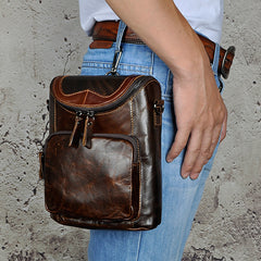 Leather Belt Pouch for Men Waist Bag BELT BAG Shoulder Bag For Men