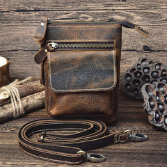 Leather Cell Phone Holster Belt Pouch for Men Waist Bag BELT BAG Shoulder Bag For Men