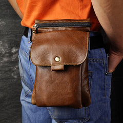 Leather Cell Phone Holster Belt Pouch for Men Waist Bags BELT BAGs Shoulder Bag For Men