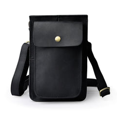 Leather Belt Pouch for Men Waist Bag Cell Phone Holster BELT BAG Shoulder Bag For Men