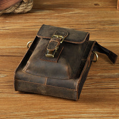 Leather Belt Pouch for Men Waist Bag Cell Phone Holsters BELT BAG Shoulder Bag For Men