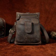 Leather Mens Belt Pouch Waist Bag BELT BAG Shoulder Bag For Men