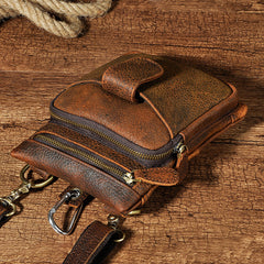 Leather Mens Belt Pouch Waist Bag BELT BAG Shoulder Bag For Men