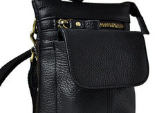 Small Leather Mens Belt Pouch Waist Bag Shoulder Bag BELT BAG For Men