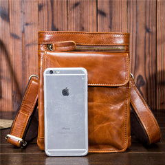 Mens Leather Belt Pouch Shoulder Bag Waist Bag BELT BAG For Men